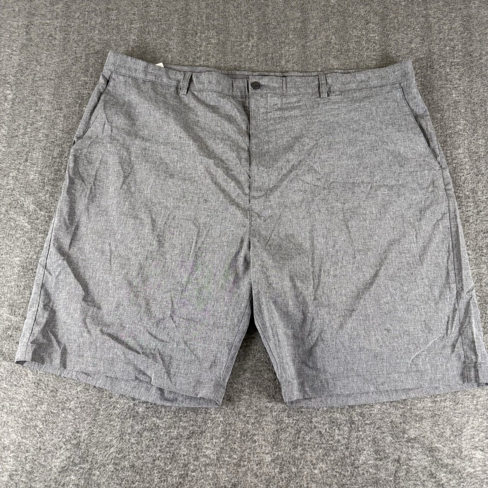 PGA Tour Golf Shorts Men's Size 48 Gray Performance Stretch Flat Front